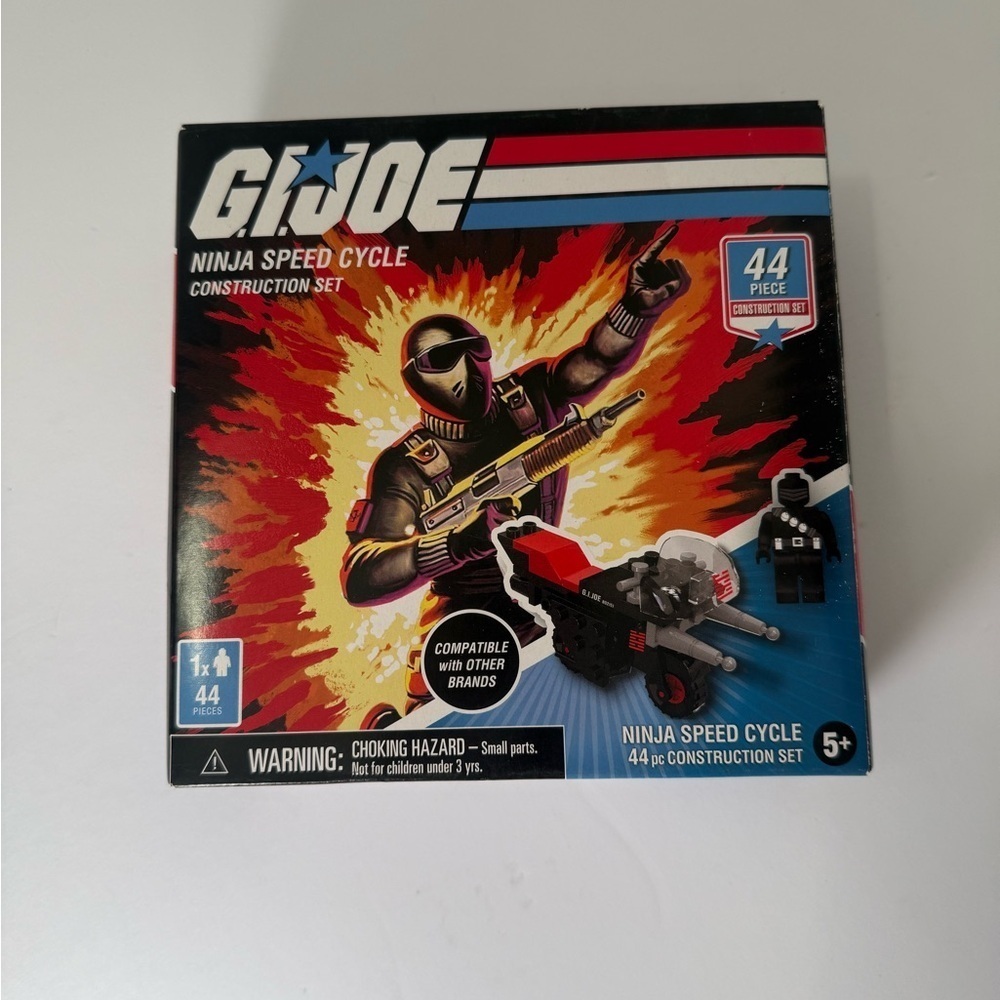 Hasbro GI Joe Ninja Speed Cycle Construction Set 44 Piece